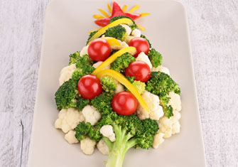 Healthy Christmas table