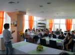 D-r Gaudurkov, guest lecturer during the Bulgarian healing systems week